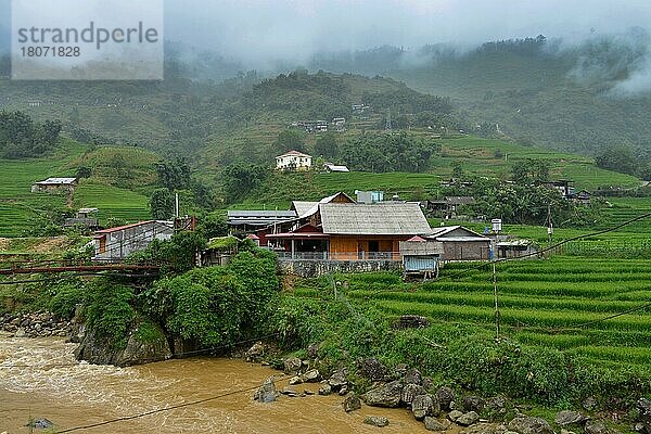 Bauerndorf  Sa Pa  Vietnam  Asien