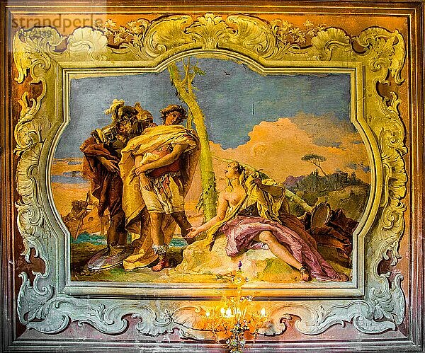 Villa Valmarana ai Nan mit Fresken von Giovanni Battista Tiepoloi  1669  Vicenza  Venetien  Italien  Vicenza  Venetien  Italien  Europa