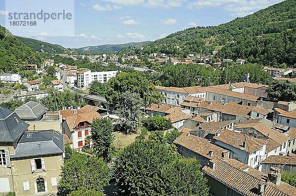 Foix  Midi-Pyrenees  Departement Ariege  Frankreich  Europa
