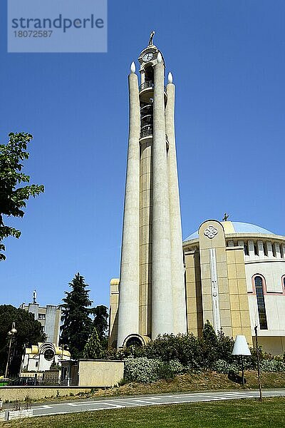 Orthodoxe Auferstehungskathedrale  Kathedrale der Auferstehung Christi  Tirana  Katedralja e Ringjalljës së Krishtit  Albanien  Europa