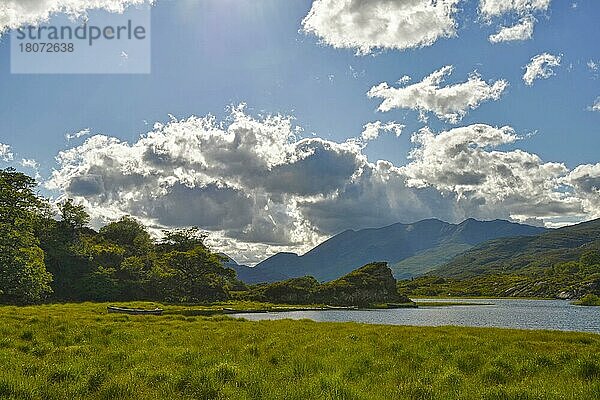 The Upper Lake  Seen von Killarney  Killarney Nationalpark  Killarney  Grafschaft Kerry  Irland  Europa