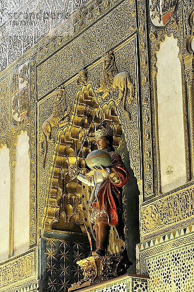 Figur  Verzierungen im Innenbereich  Mezquita  ehemalige Moschee  heute Kathedrale  Cordoba  Andalusien  Spanien  Europa