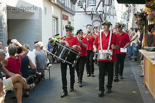 Blaskapelle de Loeiers  Ernst  Mosel  Rheinland-Pfalz  Deutschland  Marching Band  Europa