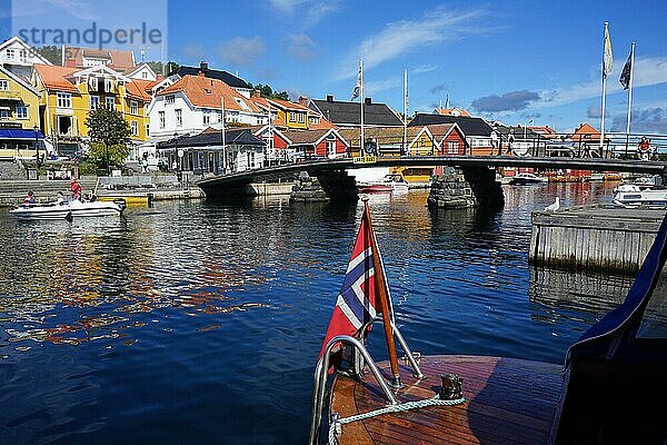 Krageroe  Telemark  Süd-Norwegen  Bybrua  Norwegen  Europa