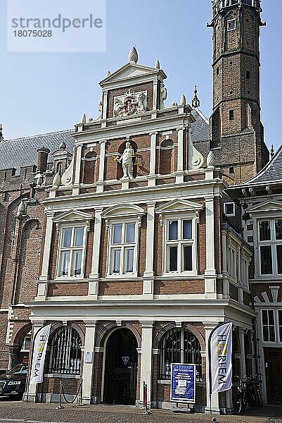 Rathaus  Holland  VVV  Touristeninformation  Grote Markt  Haarlem  Nordholland  Niederlande  Europa