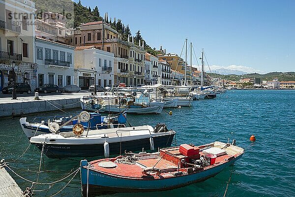 Hafen  Gythio  Mani  Lakonien  Peloponnes  Griechenland  Githio  Gythion  Europa