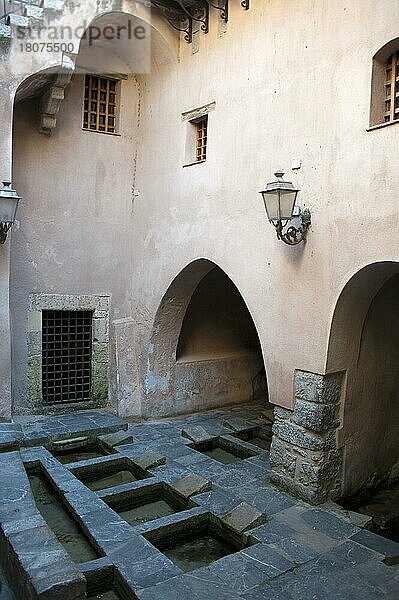 Alte Wäscherei  Lavatoio Medievale  Cefalu  Provinz Palermo  Sizilien  Italien  Europa
