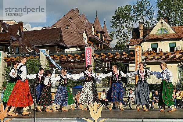 Festival der Bergfolklore  Zakopane  Polen  Europa