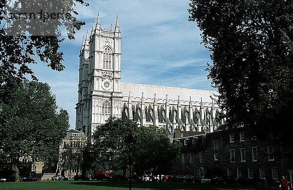 Westminster Abbey  London  England  Great Britain  Westminster-Abtei  Großbritannien  Europa  Kirche  church  Querformat  horizontal  Europa