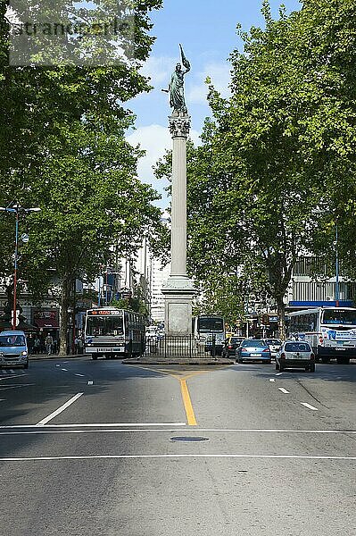 Obelisk  Plaza Cagancha  Montevideo  Uruguay  Südamerika