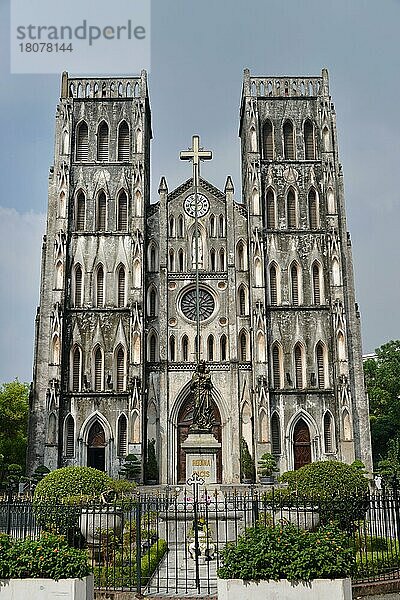 St.-Joseph-Kathedrale  Hanoi  Vietnam  Asien