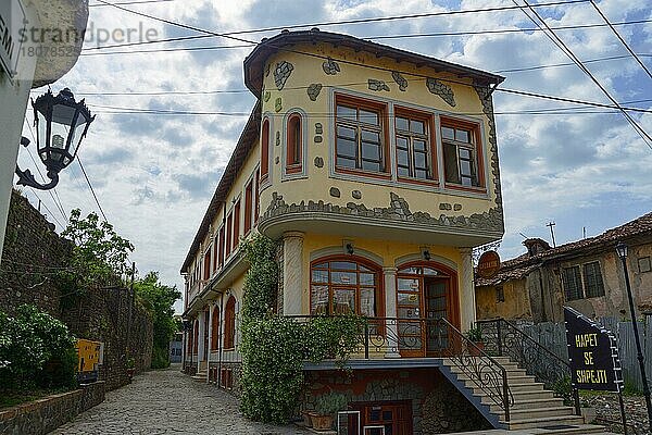 Haus aus osmanischer Zeit  Altstadt  Elbasan  Elbasani  Albanien  Europa