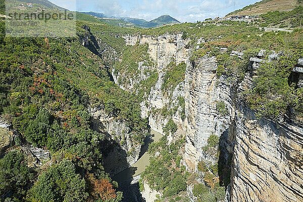 Osum Schlucht  canyon  Fluss Osum  Albanien  Europa