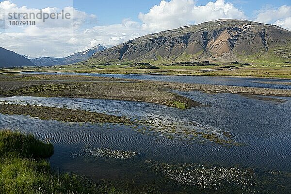 Landschaft  nahe Höfn  Island  Europa