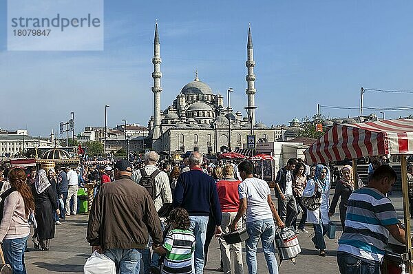 Neue Moschee  Istanbul  Altstadt  Türkei  Asien
