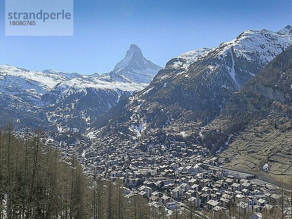 Matterhorn  Zermatt  Wallis  Schweiz  Europa