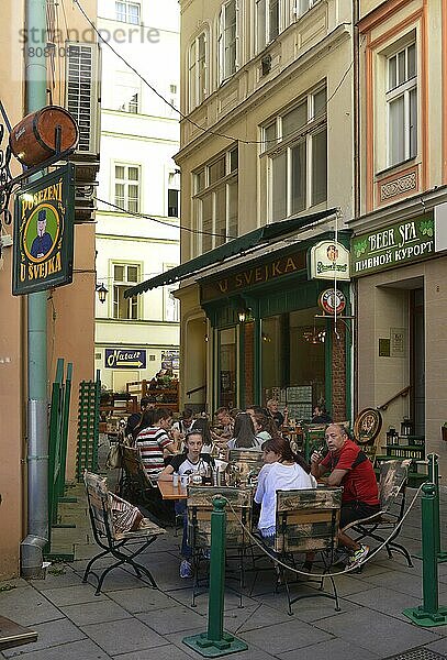 Restaurant U Svejka  Stara Louka  Karlsbad  Tschechien  Europa