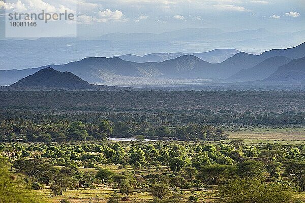 Samburu-Nationalreservat  während der Regenzeit  Kenia  Afrika