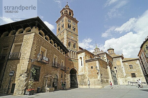 Santa Maria de Mediavilla  Kathedrale  Mudejar-Architektur  Teruel  Aragon  Spanien  Aragonien  Europa