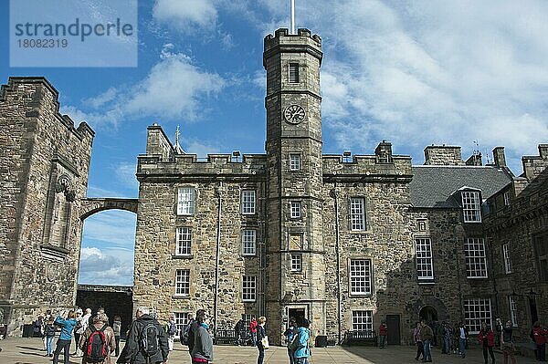 Old Royal Palace  Edinburgh Castle  Edinburg  Lothian  Schottland  Edinburgh  alter königlicher Palast