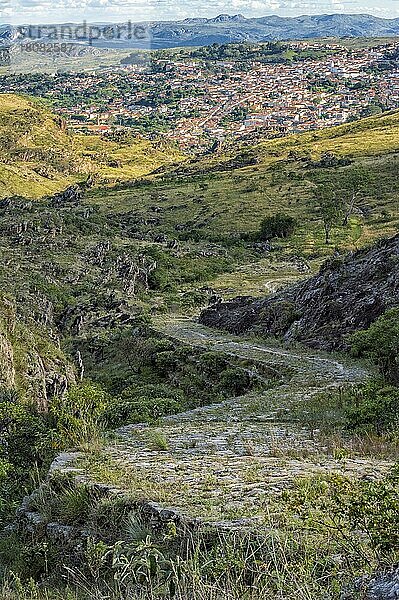 Sklavenweg  Weg der  Diamantina  Minas Gerais  Brasilien  Südamerika