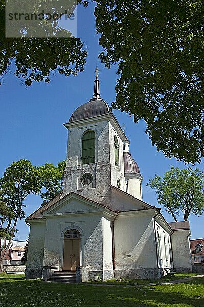 Kirche  Kuressaare  Insel Saaremaa  Estland  Baltikum  Europa  Arensburg  orthodoxe Nikolaikirche  Europa