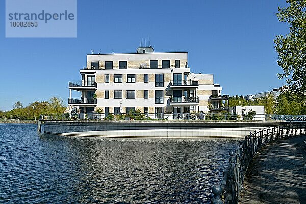 Neubauten  Tegeler Hafen  Tegeler Insel  Tegel  Reinickendorf  Berlin  Deutschland  Europa