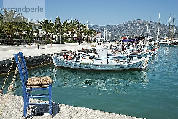 Hafen  Kilada  Argolis  Peloponnes  Griechenland  Europa