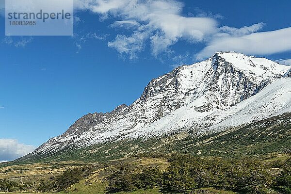 Torres del Paine-Nationalpark  Chilenisches Patagonien  Chile  Südamerika