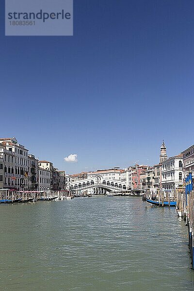 Rialto-Brücke  Venedig  Italien  Europa