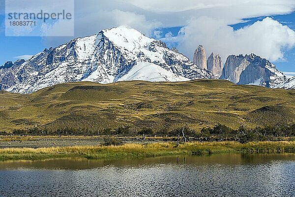 Cuernos del Paine  Nationalpark Torres del Paine  Chilenisches Patagonien  Chile  Südamerika