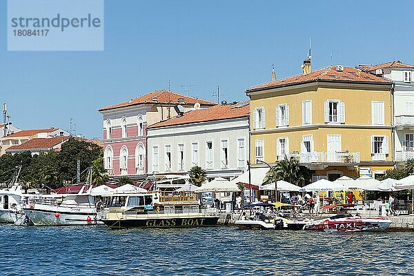 Hafen  Porec  Istrien  Kroatien  Europa