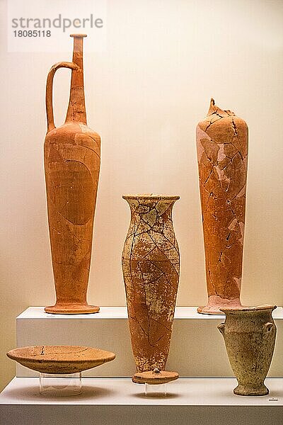 Tongefäß  Museum in Bogazkale  Funde aus der Hethiter-Zeit  Türkei  Bogazkale  Türkei  Asien