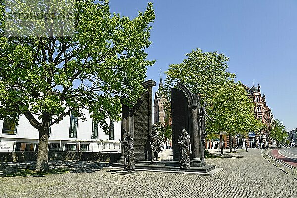 Denkmal der Göttinger Sieben  Platz der Göttinger Sieben  Hannover  Niedersachsen  Deutschland  Europa