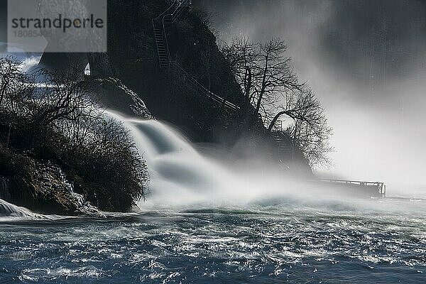 Wasserfall  Rheinfall  Schaffhausen  SH  Schweiz  Europa
