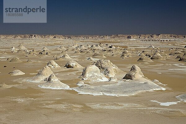 Kalksteinformationen  Nationalpark Weiße Wüste  Libysche Wüste  Ägypten  Afrika