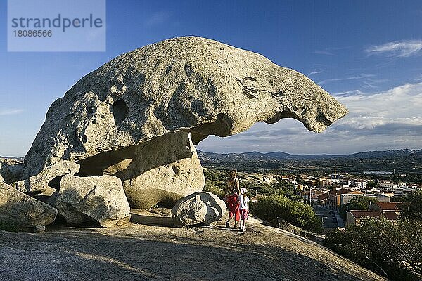 Pilzfelsen  Fungo  Arzachena  Sardinien  Italien  Europa