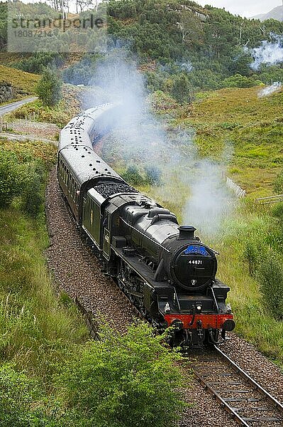 Dampfeisenbahn  Hochland  Schottland  Der Jakobiner  Harry Potter