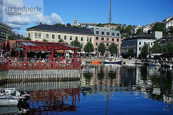 Hafen  Arendal  Aust-Agder  Süd-Norwegen  Norwegen  Europa