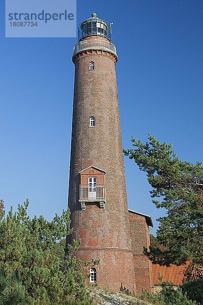 Leuchtturm Darßer Ort  Nationalpark Vorpommersches Haffgebiet  Mecklenburg-Vorpommern  Deutschland  Europa