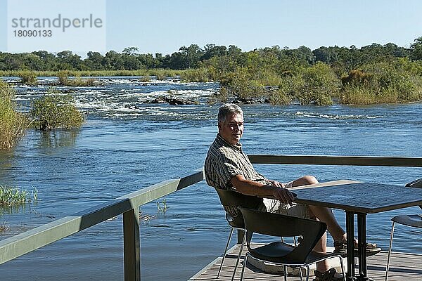 Okavango  Popa Falls  Divundu  Caprivi  Namibia  Popa-Faelle  Popa-Fälle  Afrika