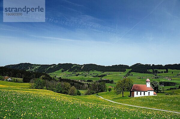 Kapelle bei Weitnau im Allgäu  Schwaben  Bayern  Deutschland  Europa