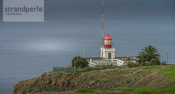 Leuchtturm  Ponta do Pargo  Madeira  Portugal  Europa
