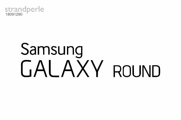 Samsung Galaxy Round  Logo  Weißer Hintergrund