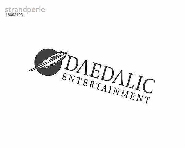 Daedalic Entertainment  gedrehtes Logo  Weißer Hintergrund B