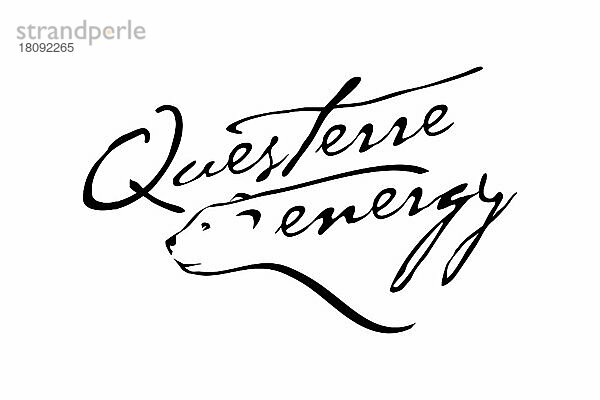 Questerre Energy  Logo  Weißer Hintergrund