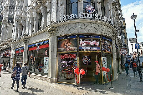 Bubba Gump Shrimp Company  Coventry Street  Leicester Square  London  England  Großbritannien  Europa