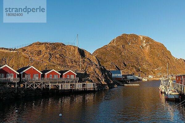 Sennesvik  Lofoten Inseln  Nordland  Norwegen  Europa