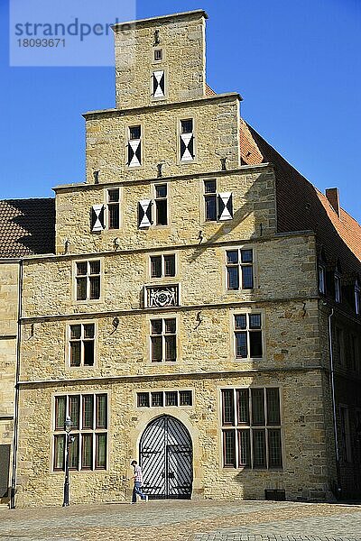 Stadtwaage  Markt  Osnabrück  Niedersachsen  Deutschland  Europa