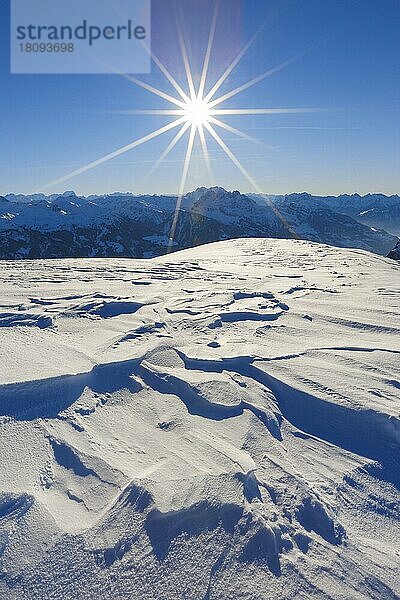 Churfirsten  Glarner Alpen  Schweiz  Europa